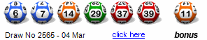 Draw: 2565 - 6,7,14,29,37,39, bonus 11